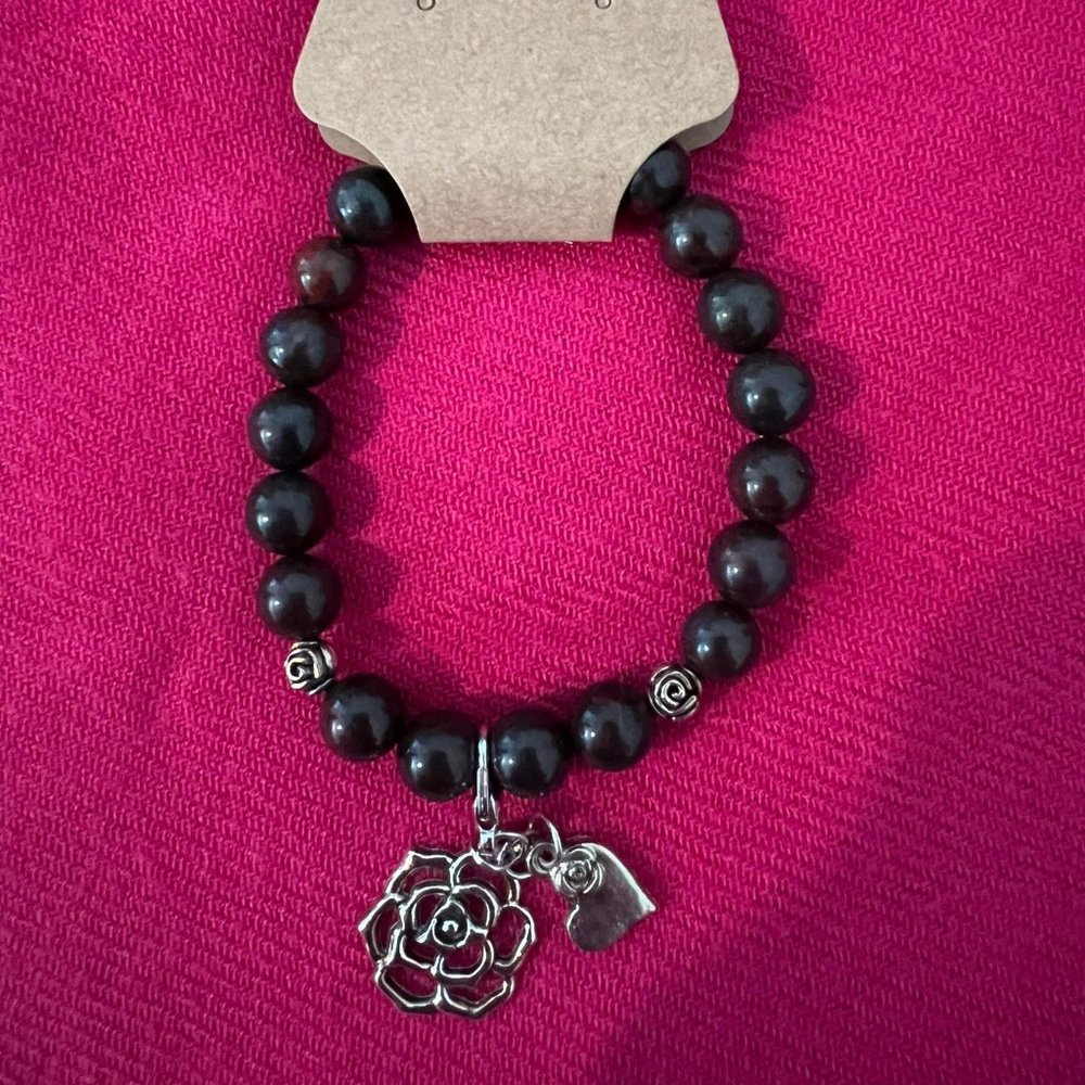 Flame Jasper Bracelet - Picture 2 of 2